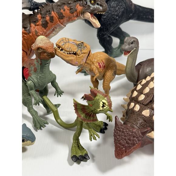 Jurassic World Mixed Lot Dinosaur Action Figures Hasbro & Mattel Battle Damaged - Picture 9 of 15